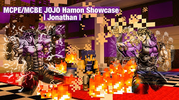 MCPE/MCBE JOJO Hamon Showcase | Jonathan | Download Link Included