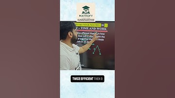 A is twice efficient than B in how many days will A alone finish the work If together they can fin