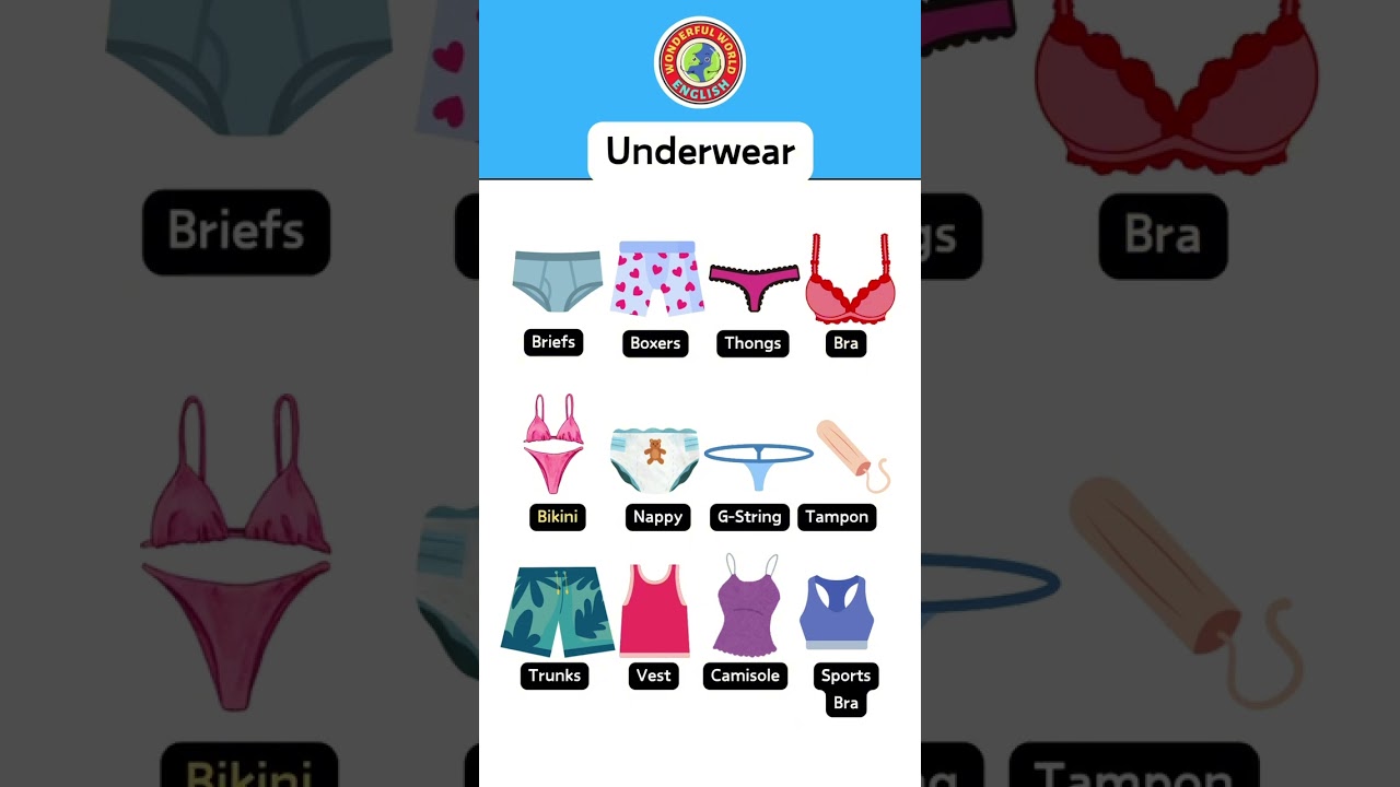 Underwear | English Vocabulary