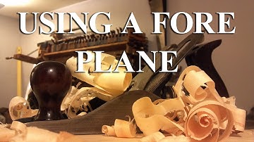 Preparing a Rived Board 05: Using a Fore Plane