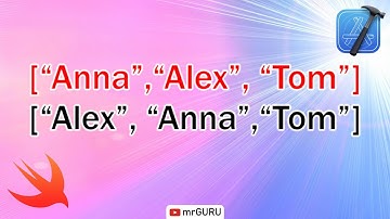 Как размешать элементы в массиве (Array, Swift 5, Xcode 13) / mrGURU