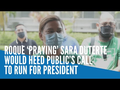 Roque ‘praying’ Sara Duterte would heed public’s call to run for president