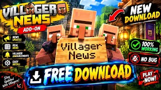 "Villager News Mod Pack 100% FREE Download" 😱 | Minecraft Bedrock screenshot 1
