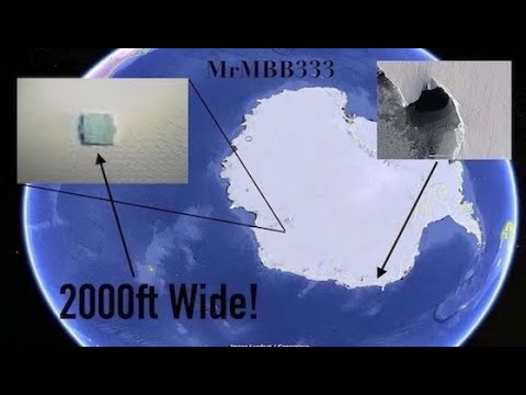 Mysterious ICE Vents in Antarctica - 2000ft Wide Square