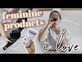 Feminine Products That I ACTUALLY Use | body hair removal, bras & stuff