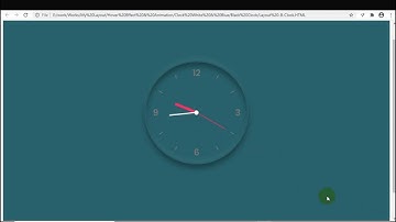 Javascript Clock  CSS Neumorphism Working Analog Clock UI Design3