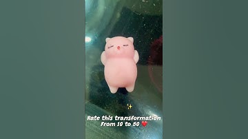 Cleaning my mochi ( squishy ) 🧼💕✨✨