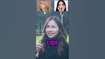 LISA or JISOO? Which member is MORE POPULAR? #blackpink #blink #lisa #jisoo #jennie #rosé #kpop