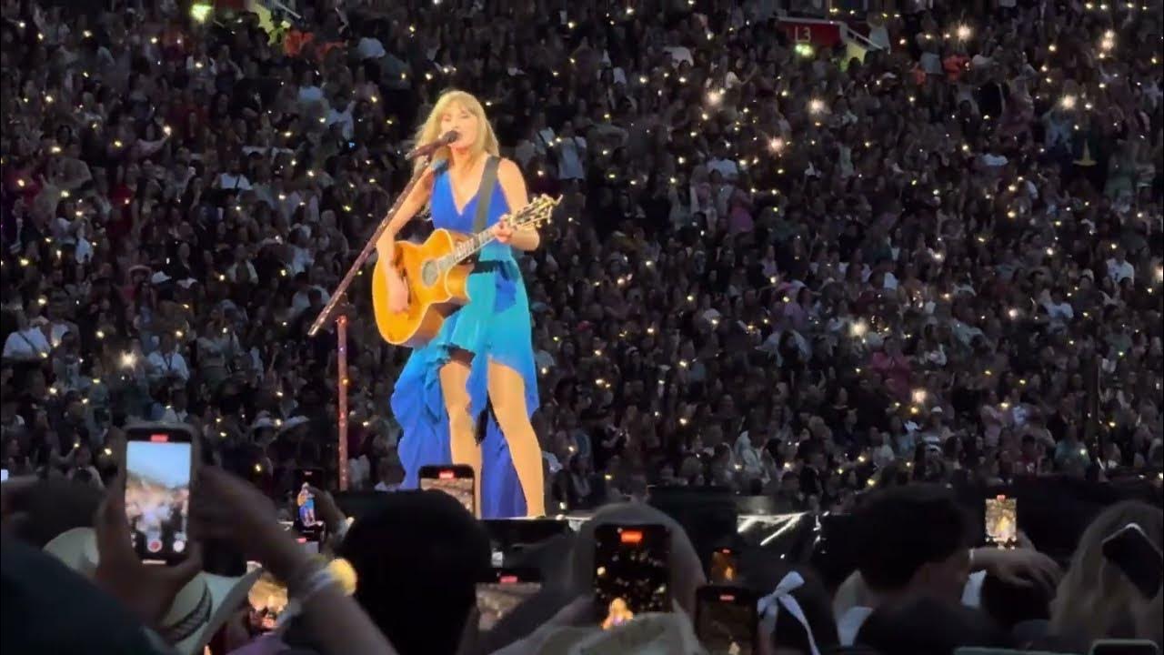 Taylor Swift Anfield Acoustic ‘This is what you came for/broken heart’ Taylor Swift Anfield Acoustic ‘This is what you came for/broken heart’