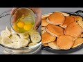 I combined egg with banana  make this delicious mini banana pancake recipe  mini banana pancake