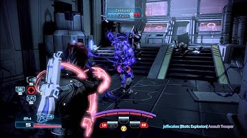 Mass effect 3 Multiplayer - Asari Valkyrie gameplay