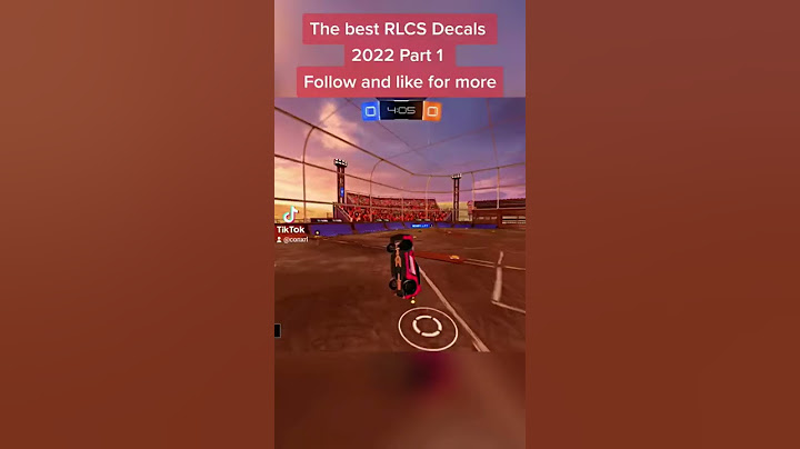 The Best RLCS Decals 2022 Part 1