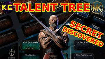 MK Mobile - Talent Tree - Incredible Secret Discovered +++ Setup for low fusion cards