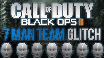 BLACK OPS 2 - 7 MAN TEAM GLITCH @DavidVonderhaar