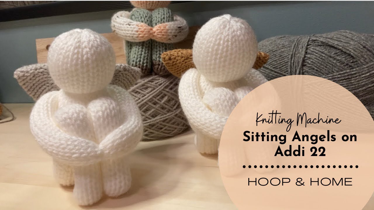 Knitting Machine Sitting Angel Pattern 