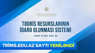 Trims.edu.az saytı yeniləndi.