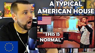 European Reacts to A Typical American House