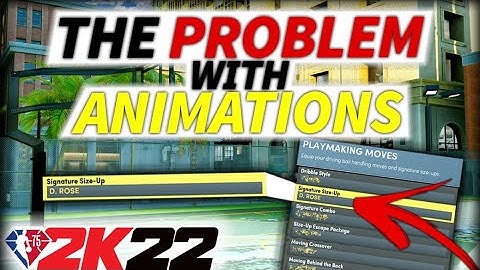 NBA 2K22 The Problem with Animations