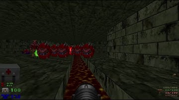 Doom (1993) - E2M9 (Fortress of Mystery)