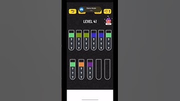 Water Sort Puzzle Level 41 Walkthrough #shorts #watersortpuzzle