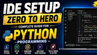 IDE set up for python #part 3 and comment for how to did in mobile i will guide u 