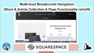 Multi-level Breadcrumb Navigation - Live demonstration - Squarespace plugin (cx+)