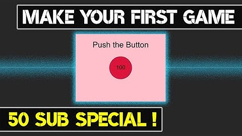 How to Make Your FIRST GAME with JavaScript | 50 SUBSCRIBER SPECIAL