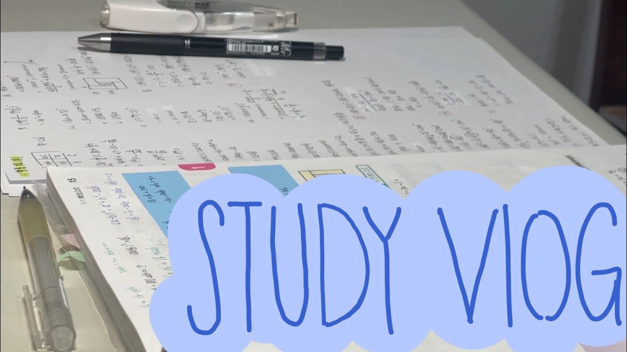 國中生Vlog📝😭一整週都在書桌前