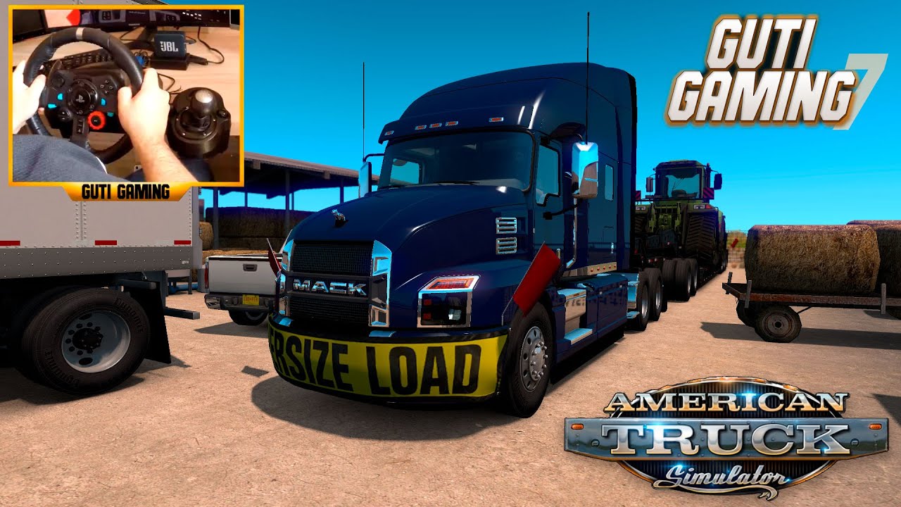 American Truck Simulator Mack Anthem New Mexico Oversize Load 