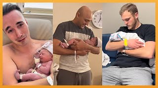 FATHERS WHO BURST INTO TEARS WHEN THEY HOLD THEIR BABY FOR THE FIRST TIME