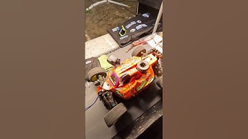 Nitro RC Laps at Night - RC8B3.2 Shop Car with Adam Drake AD2 OS Engine