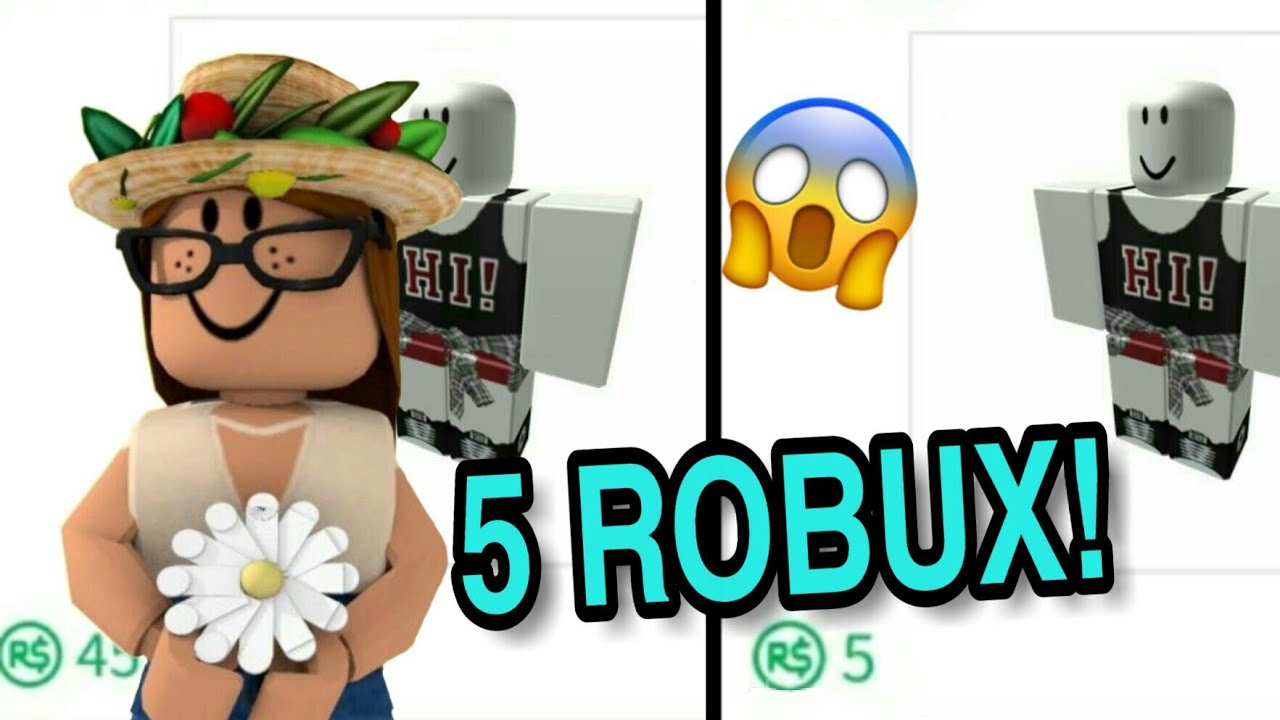 ROUPA MAGICA DO ROBLOX QUE MUDA DE COR E CUSTA 5 ROBUX 