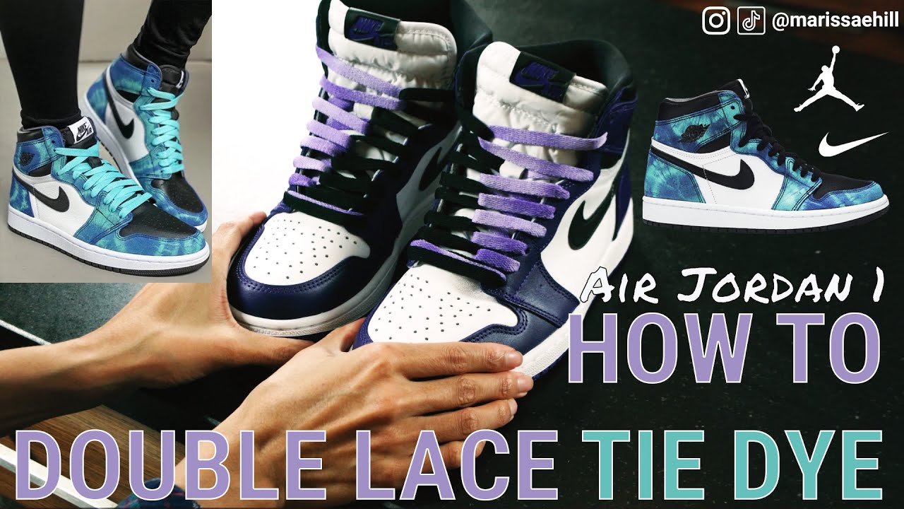 how to lace jordan 1 with 2 laces