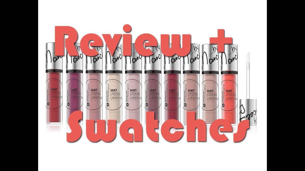 Review + Swatches "Mat Liquid Lipstick by Marcelina" (Bell