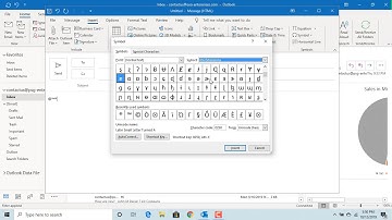 How to Insert Symbols, Special Characters and Horizontal Lines into an email in Outlook - 365