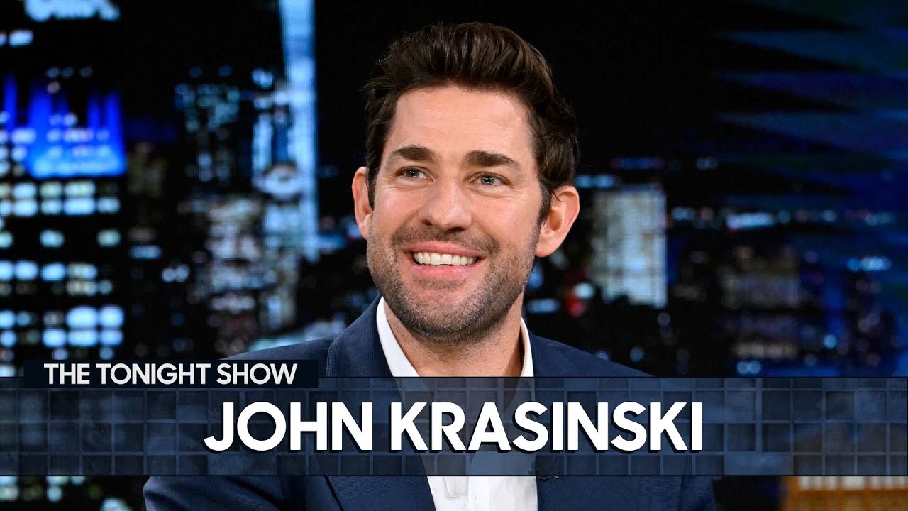 John Krasinski Talks Reuniting with Steve Carell, Office Fan Theories and  Joining the MCU - YouTube