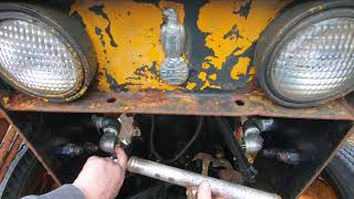 HOW TO REROUTE HYDRAULIC PUMP SUCTION '68 CASE 580CK TRACTOR (PART 1)