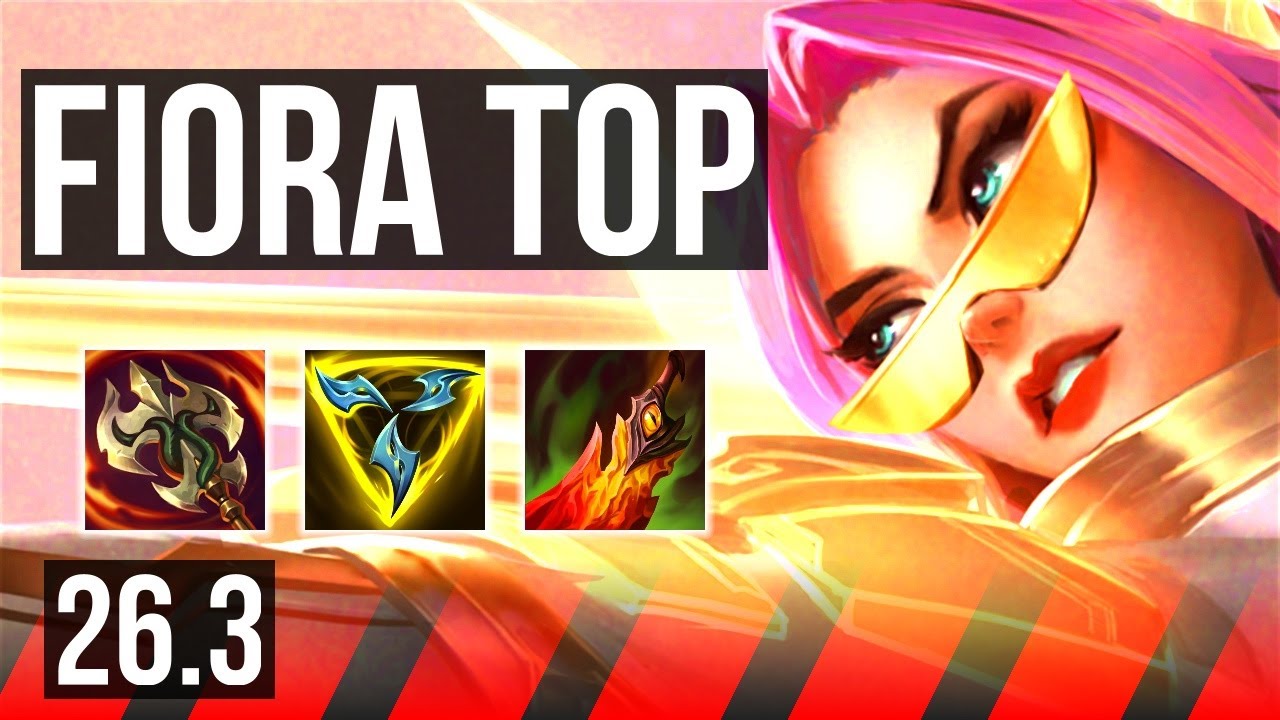 FIORA vs ZAAHEN (TOP) | Good KDA: 10/1/3 | KR Diamond | 26.3