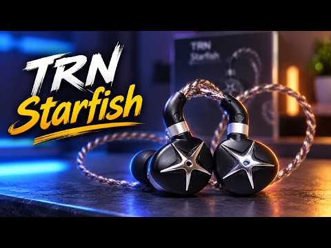 TRN Starfish Обзор недорогих динамических наушников - морская звезда с острым звучанием