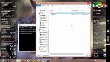 Best way to hide files and folders using command line.