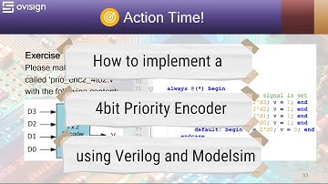 How to implement a Priority Encoder using Verilog and Modelsim