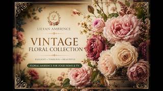 Blossom Elegance | Luxury Floral Office Decor | TV Wallpaper screenshot 1