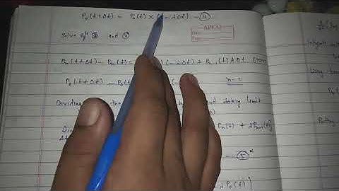 Operation Research ( pure birth process!  Poisson distribution process! Arrival distribution!)