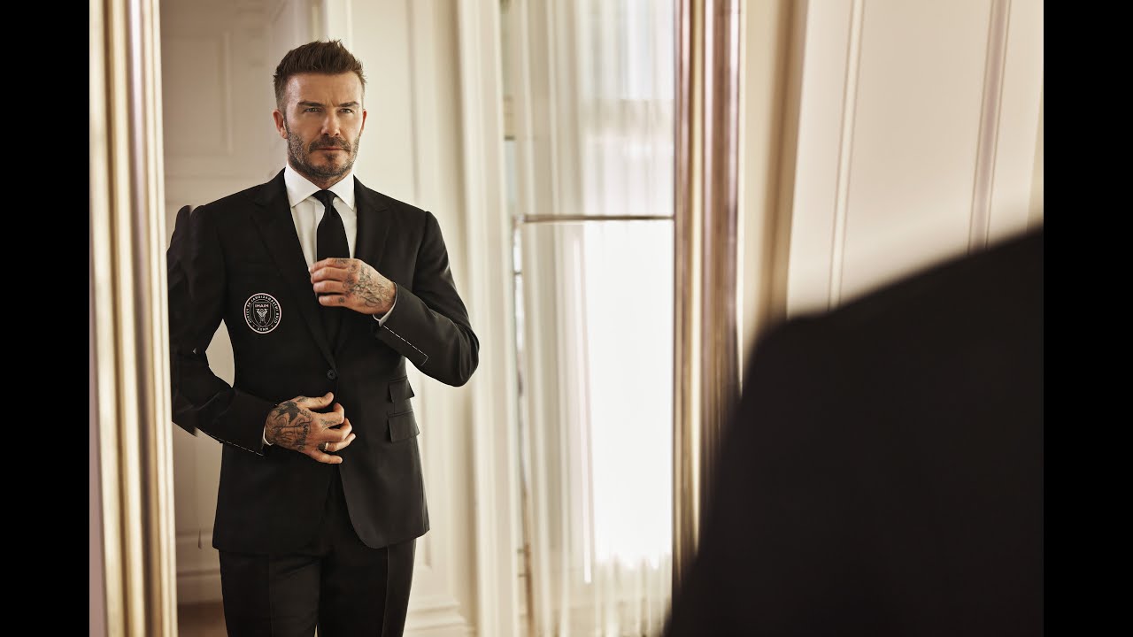 David Beckham in Ralph Lauren for MLS Inter Miami Game in March