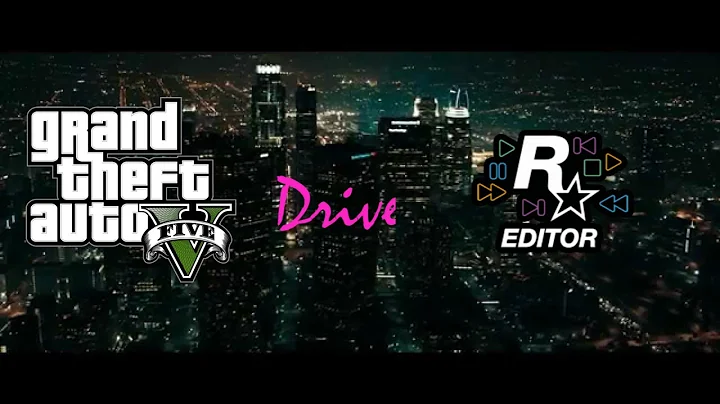 Drive Movie Opening Credits Scene in GTA V Rockstar Editor.