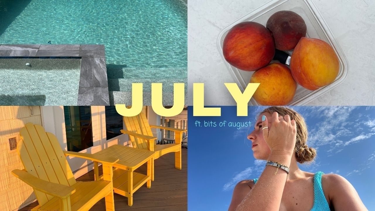 Moments alone in July | Books | Beach Getaway | Hauls