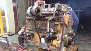 600HP Cummins KTA19 Diesel Engine First Run