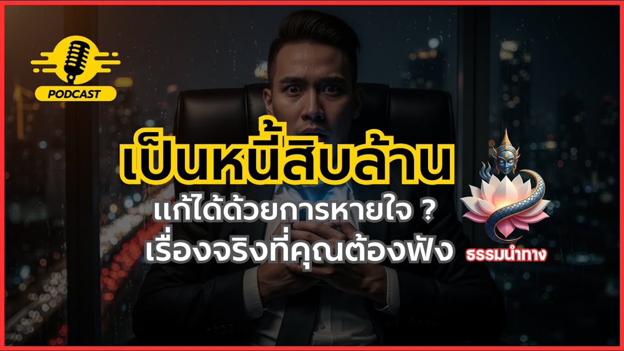 เป็นหนี้สิบล้าน... แก้ได้ด้วยการหายใจ? (เรื่องจริงที่คุณต้องฟัง) | ธรรมนำทาง The Series