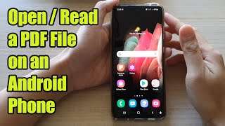 How to Open / Read a PDF File on an Android Phone /Galaxy S21 screenshot 5
