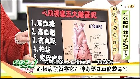 心臟病發就靠「耐絞靈」？必看！救命藥吃對了嗎？健康2.0 20161204 (1/4) - 天天要聞